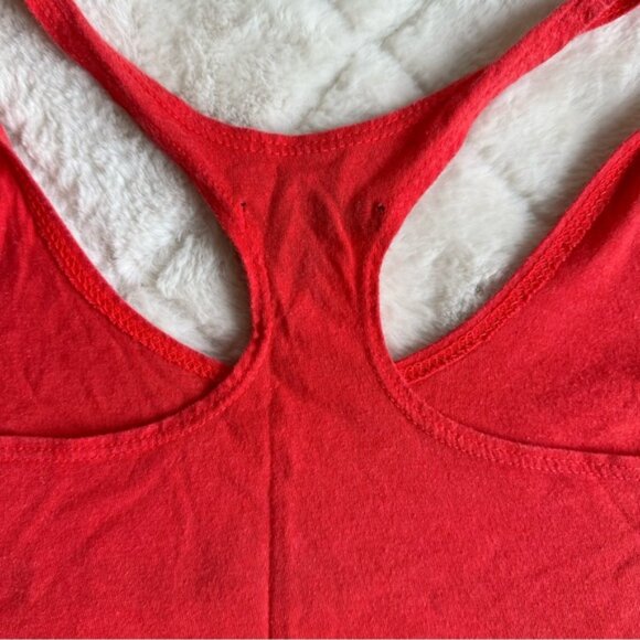 Vans | Red Racerback with Black Floral Daisy Logo | Size Extra Small - Picture 6 of 9